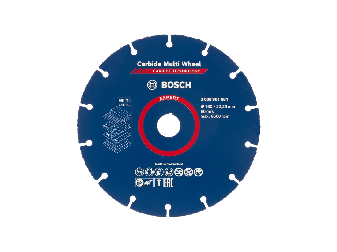 Bosch Víceúčelový řezací kotouč EXPERT Carbide Multi Wheel 180 mm