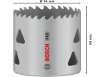 Bosch Děrovka PRO Multi Material, 54 mm, se závitem