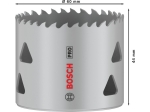 Bosch Děrovka PRO Multi Material, 60 mm, se závitem