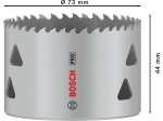 Bosch Děrovka PRO Multi Material, 73 mm, se závitem