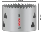 Bosch Děrovka PRO Multi Material, 68 mm, se závitem