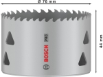 Bosch Děrovka PRO Multi Material, 76 mm, se závitem