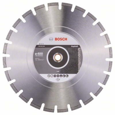 Bosch Diamantový dělicí kotouč Standard for Asphalt 400 x 20/25, 40 x 3, 6 x 10 mm PROFESSIONAL