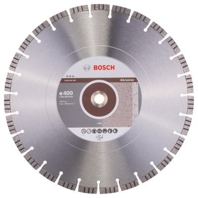 Bosch Diamantový dělicí kotouč Best for Abrasive 400 x 20, 00+25, 40 x 3, 2 x 12 mm PROFESSIONAL