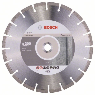 Bosch Diamantový dělicí kotouč Standard for Concrete 300 x 22, 23 x 3, 1 x 10 mm PROFESSIONAL