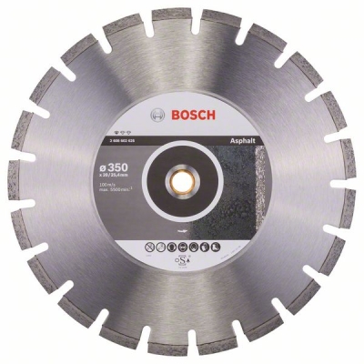 Bosch Diamantový dělicí kotouč Standard for Asphalt 350 x 20/25, 40 x 3, 2 x 10 mm PROFESSIONAL