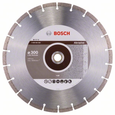 Bosch Diamantový dělicí kotouč Standard for Abrasive 300 x 20/25, 40 x 2, 8 x 10 mm PROFESSIONAL