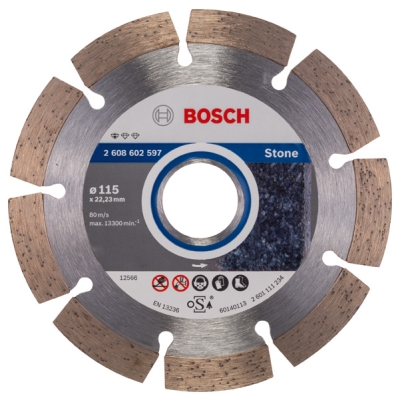 Bosch Diamantový dělicí kotouč Standard for Stone 115 x 22, 23 x 1, 6 x 10 mm PROFESSIONAL