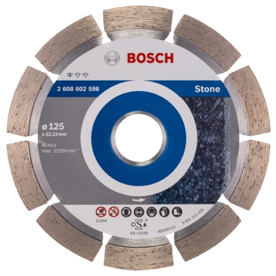 Bosch Diamantový dělicí kotouč Standard for Stone 125 x 22, 23 x 1, 6 x 10 mm PROFESSIONAL