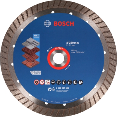 Bosch Diamantový řezací kotouč EXPERT MultiMaterial 230 × 22,23 × 2,4 × 15 mm