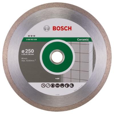 Bosch Diamantový dělicí kotouč Best for Ceramic 250 x 30/25, 40 x 2, 4 x 10 mm PROFESSIONAL