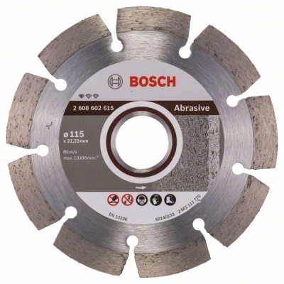 Bosch Diamantový dělicí kotouč Standard for Abrasive 115 x 22, 23 x 6 x 7 mm PROFESSIONAL