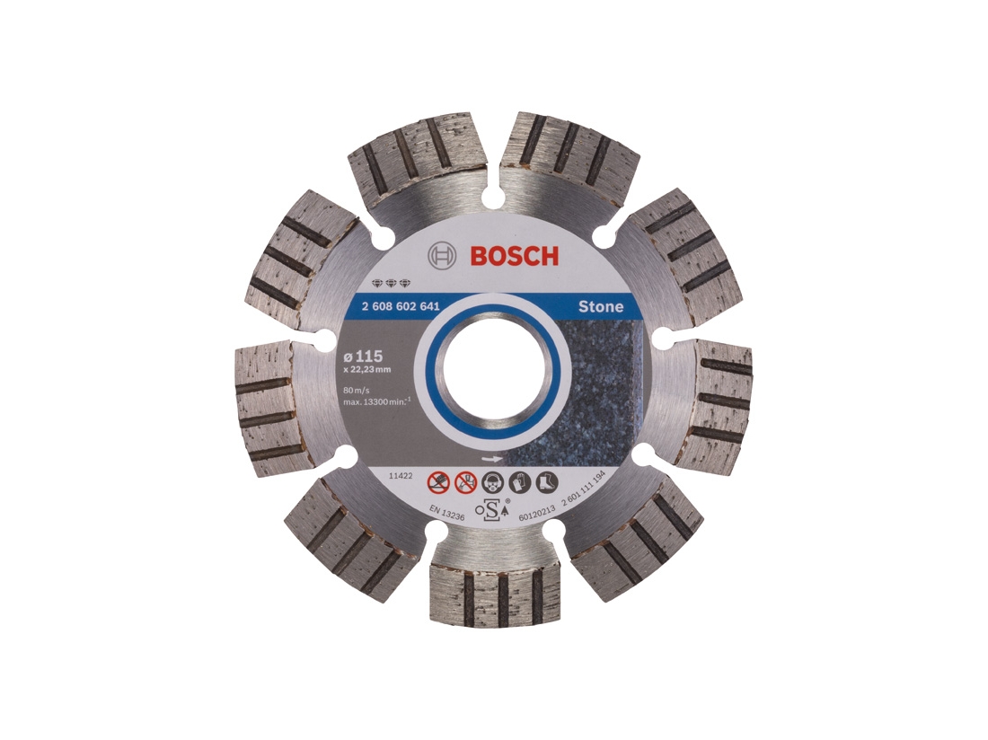 Bosch Diamantový dělicí kotouč Best for Stone 115 x 22, 23 x 2, 2 x 12 mm PROFESSIONAL