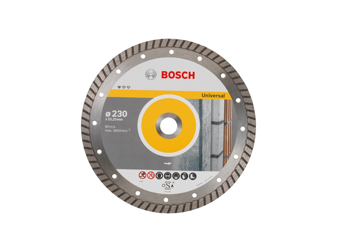 Bosch Diamantový dělicí kotouč Standard for Universal Turbo 230 x 22, 23 x 2, 5 x 10 mm PROFESSIONAL