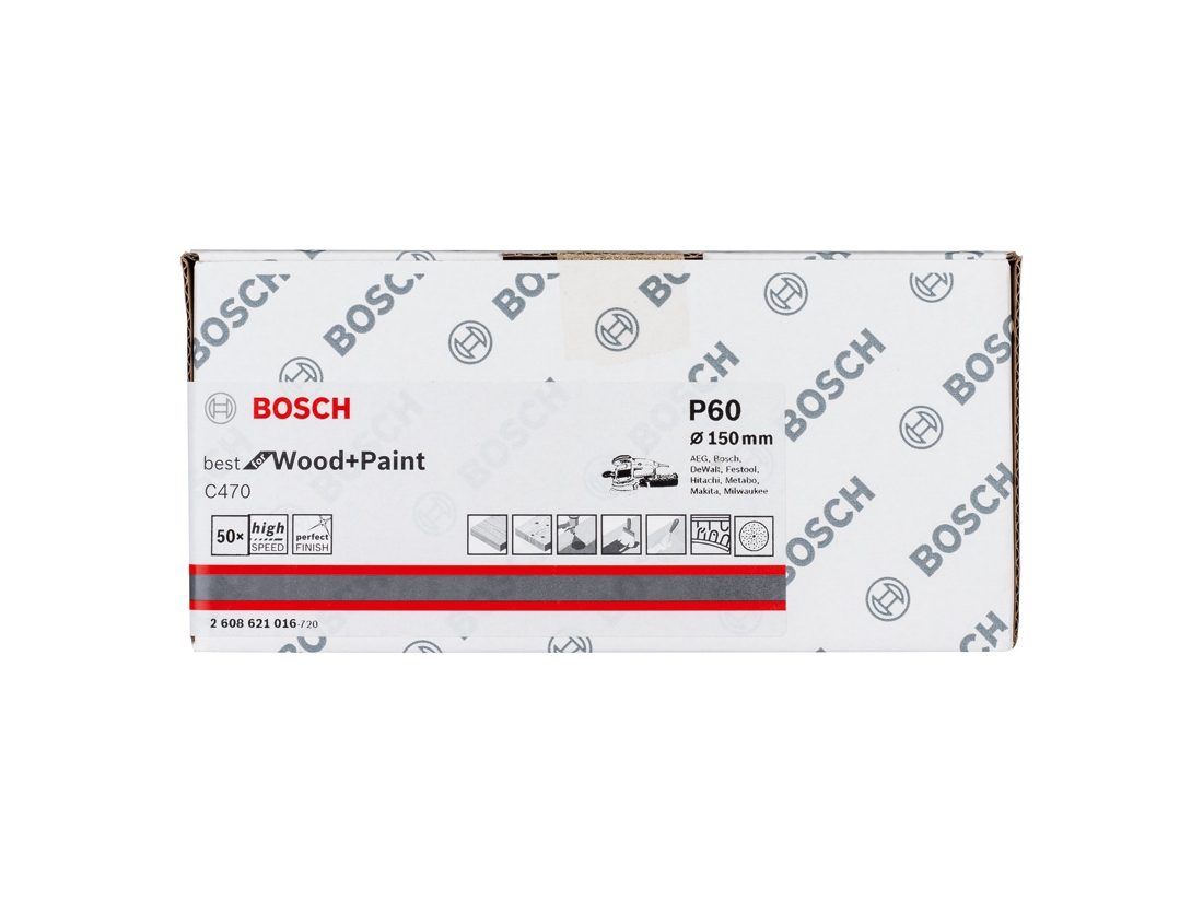 Bosch Brusný papír C470, balení 50 ks PROFESSIONAL