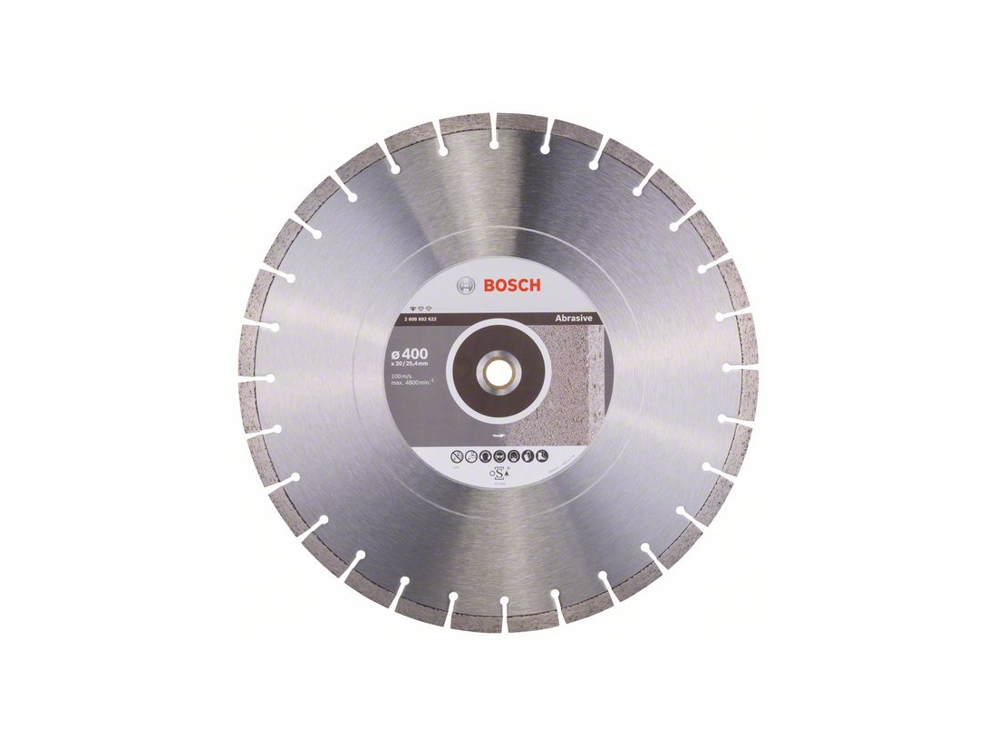 Bosch Diamantový dělicí kotouč Standard for Abrasive 400 x 20/25, 40 x 3, 2 x 10 mm PROFESSIONAL