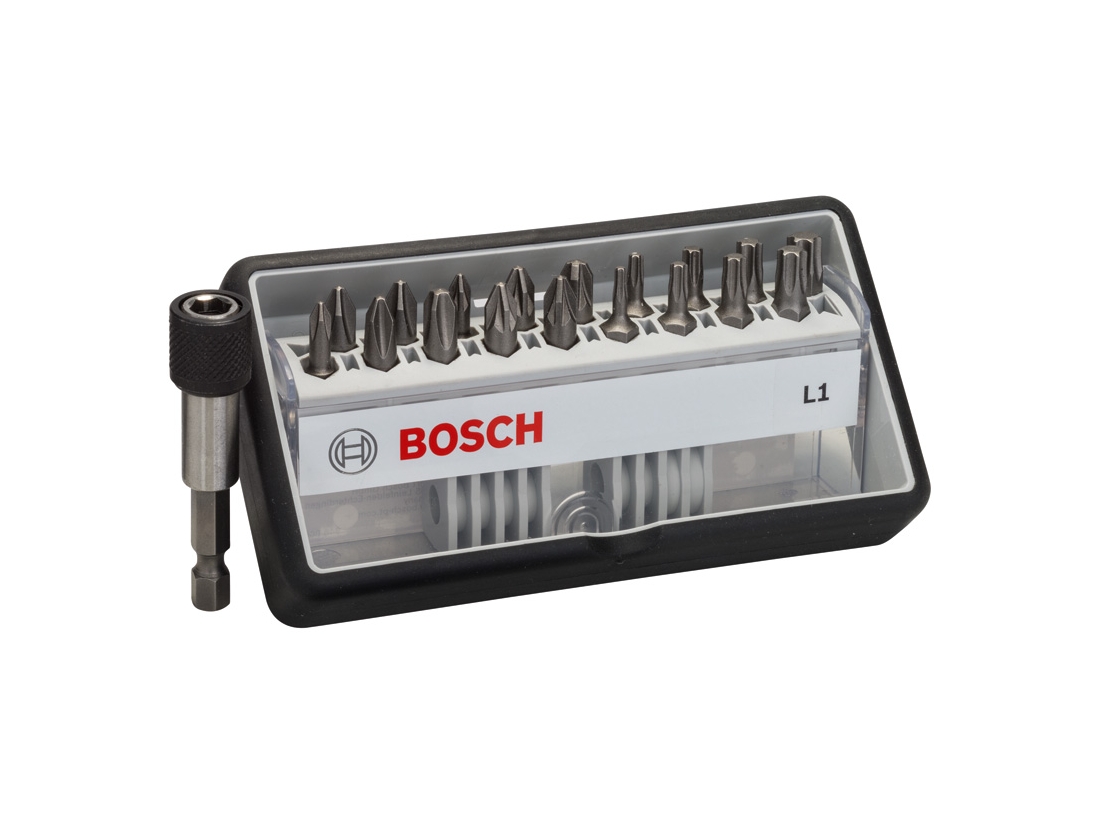 Bosch (18+1)dílná sada šroubovacích bitů Robust Line, L Extra-Hart 25 mm, (18+1)dílná sada PROFESSIONAL