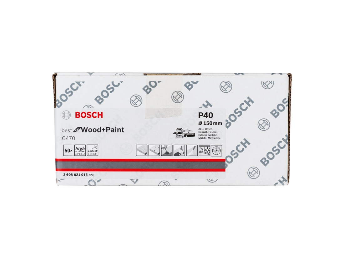 Bosch Brusný papír C470, balení 50 ks PROFESSIONAL