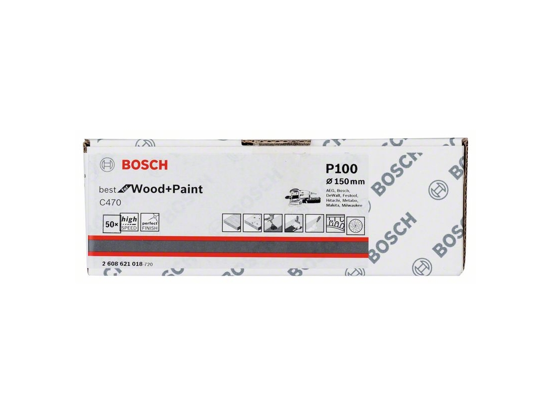 Bosch Brusný papír C470, balení 50 ks PROFESSIONAL