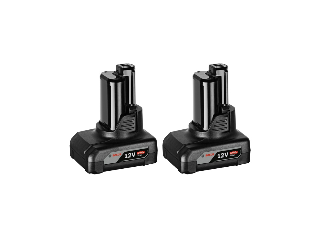 Bosch 2x GBA 12V 6.0Ah Professional