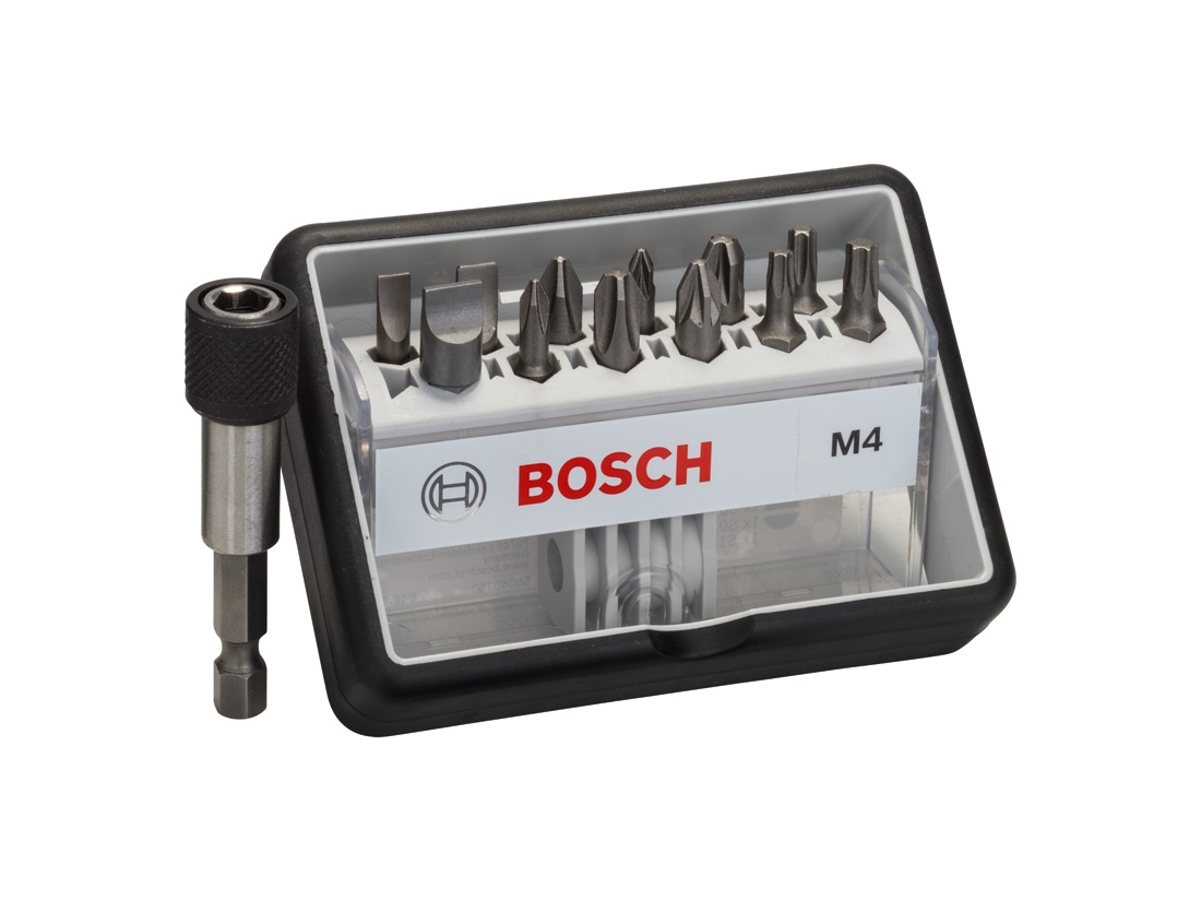 Bosch (12+1)dílná sada šroubovacích bitů Robust Line, M Extra-Hart 25 mm, (12+1)dílná sada PROFESSIONAL