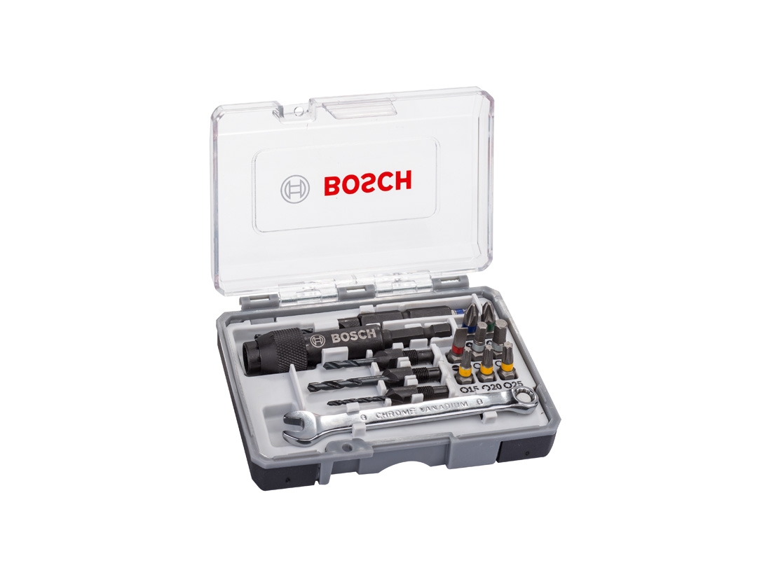 Bosch 20dílná sada šroubovacích bitů Drill&Drive PH2; PH2; PZ2; SL5; H4; H5; T15; T20; T25 PROFESSIONAL