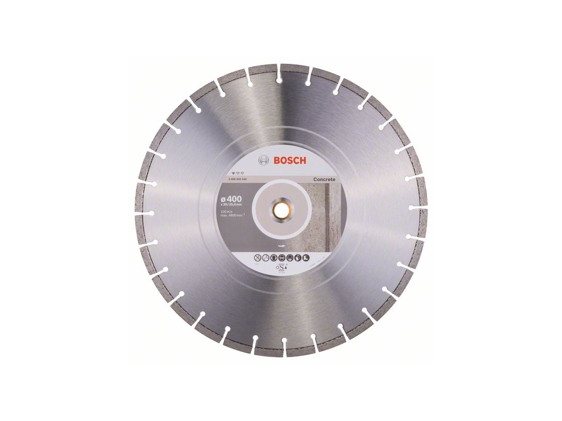 Bosch Diamantový dělicí kotouč Standard for Concrete 400 x 20/25, 40 x 3, 2 x 10 mm PROFESSIONAL