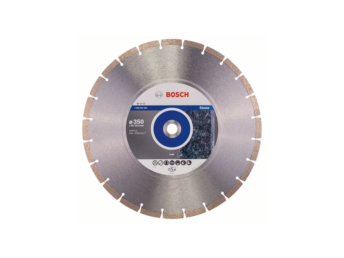 Bosch Diamantový dělicí kotouč Standard for Stone 350 x 20/25, 40 x 3, 1 x 10 mm PROFESSIONAL