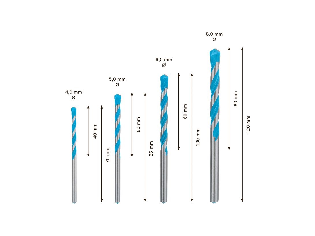 Bosch Sady víceúčelových vrtáků EXPERT CYL-9 MultiConstruction