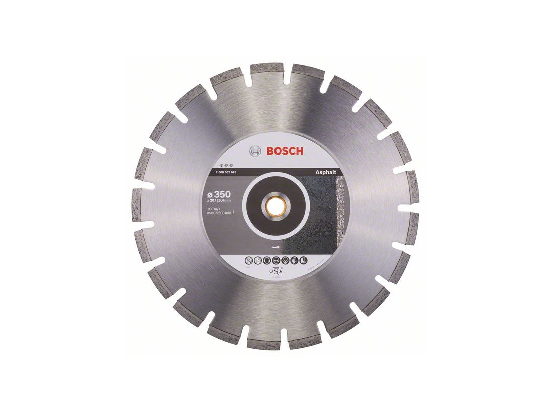 Bosch Diamantový dělicí kotouč Standard for Asphalt 350 x 20/25, 40 x 3, 2 x 10 mm PROFESSIONAL