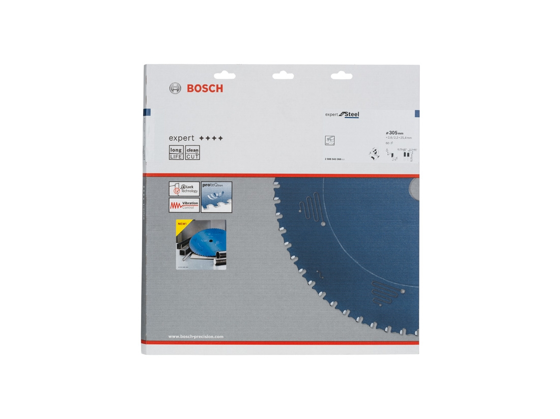 Bosch Pilový kotouč do okružních pil Expert for Steel 305 x 25, 4 x 2, 6 mm, 60 PROFESSIONAL
