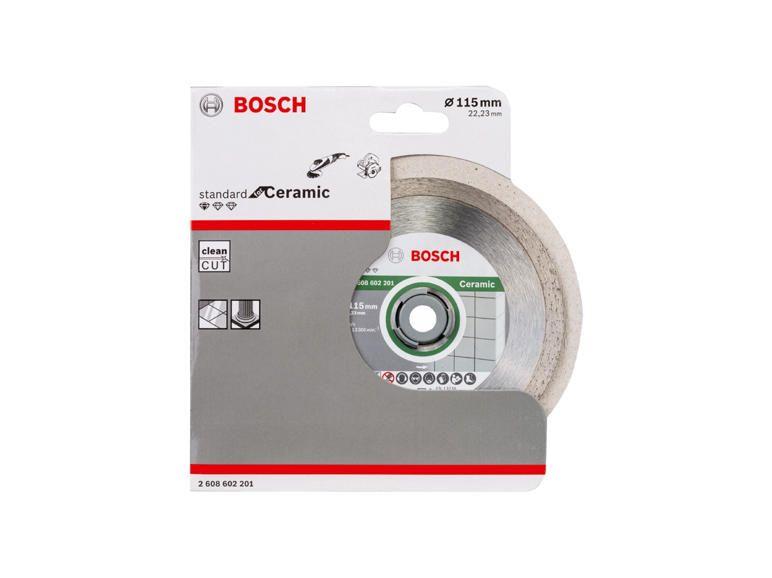 Bosch Diamantový dělicí kotouč Standard for Ceramic 115 x 22, 23 x 1, 6 x 7 mm PROFESSIONAL