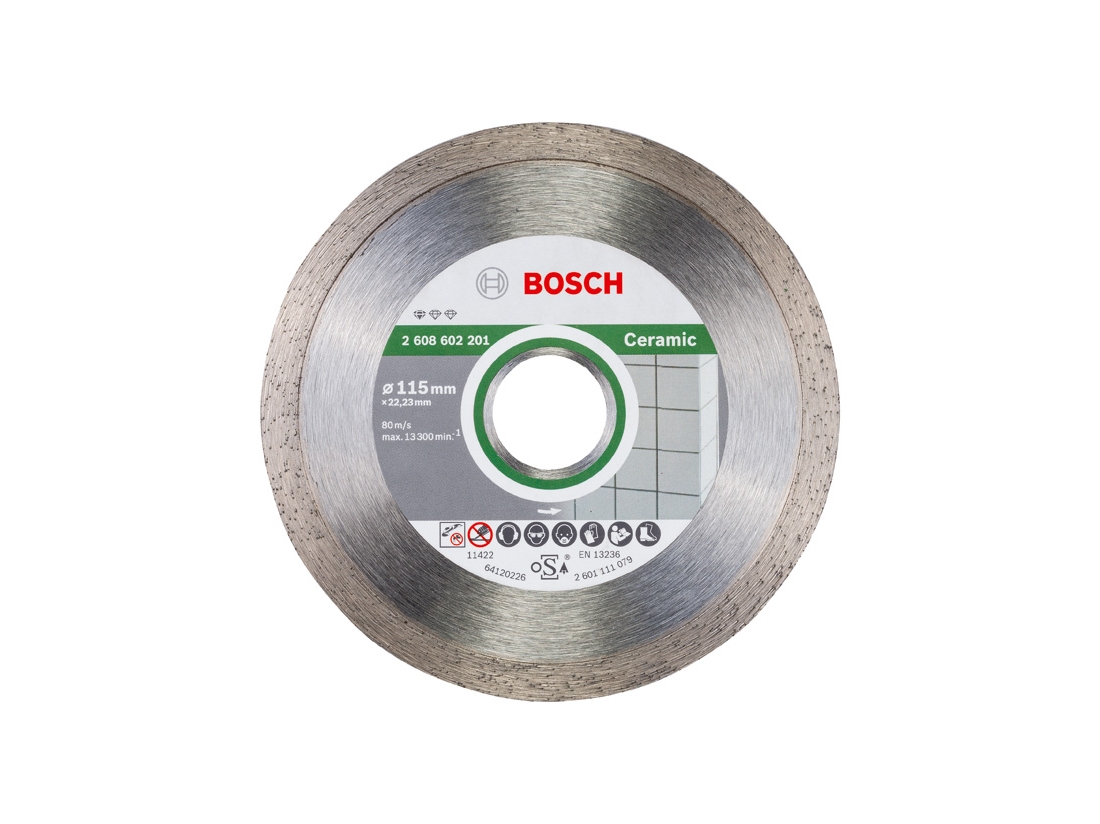 Bosch Diamantový dělicí kotouč Standard for Ceramic 115 x 22, 23 x 1, 6 x 7 mm PROFESSIONAL