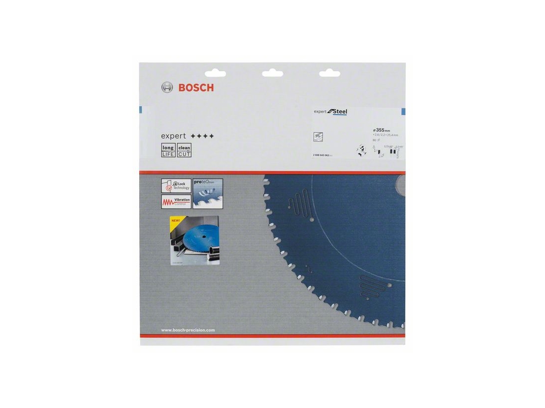 Bosch Pilový kotouč do okružních pil Expert for Steel 355 x 25, 4 x 2, 6 mm, 80 PROFESSIONAL
