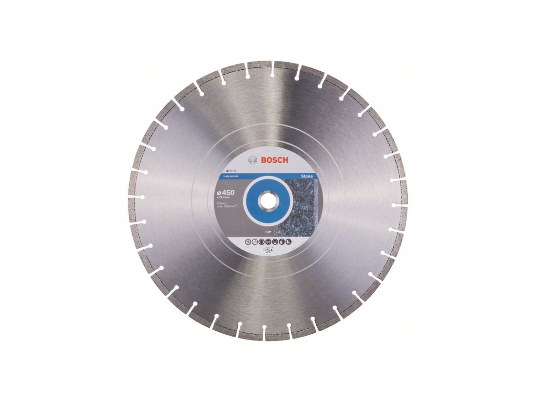 Bosch Diamantový dělicí kotouč Standard for Stone 450 x 25, 40 x 3, 6 x 10 mm PROFESSIONAL