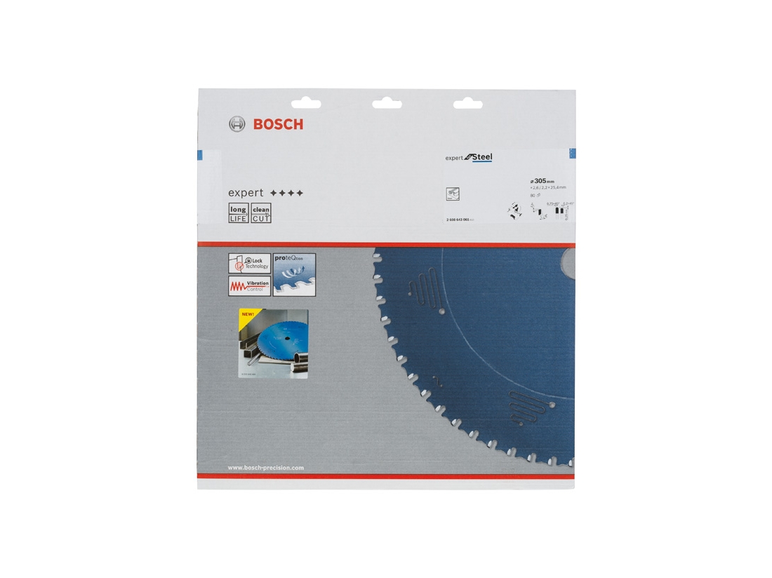 Bosch Pilový kotouč do okružních pil Expert for Steel 305 x 25, 4 x 2, 6 mm, 80 PROFESSIONAL