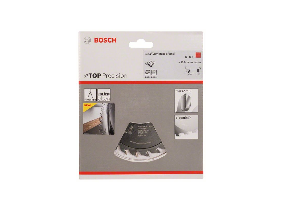 Bosch Předřezový kotouč Top Precision Laminated Panel 120 x 20 x 2, 8-3, 6 mm, 12+12 PROFESSIONAL
