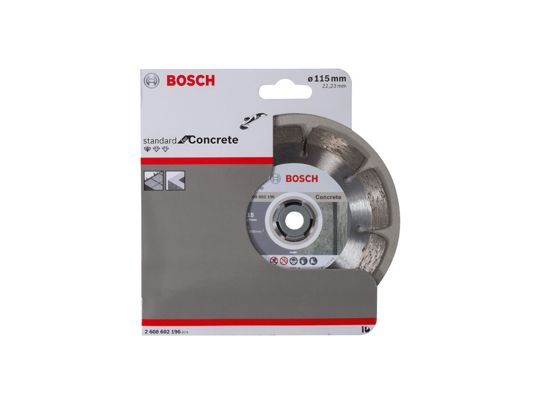 Bosch Diamantový dělicí kotouč Standard for Concrete 115 x 22, 23 x 1, 6 x 10 mm PROFESSIONAL