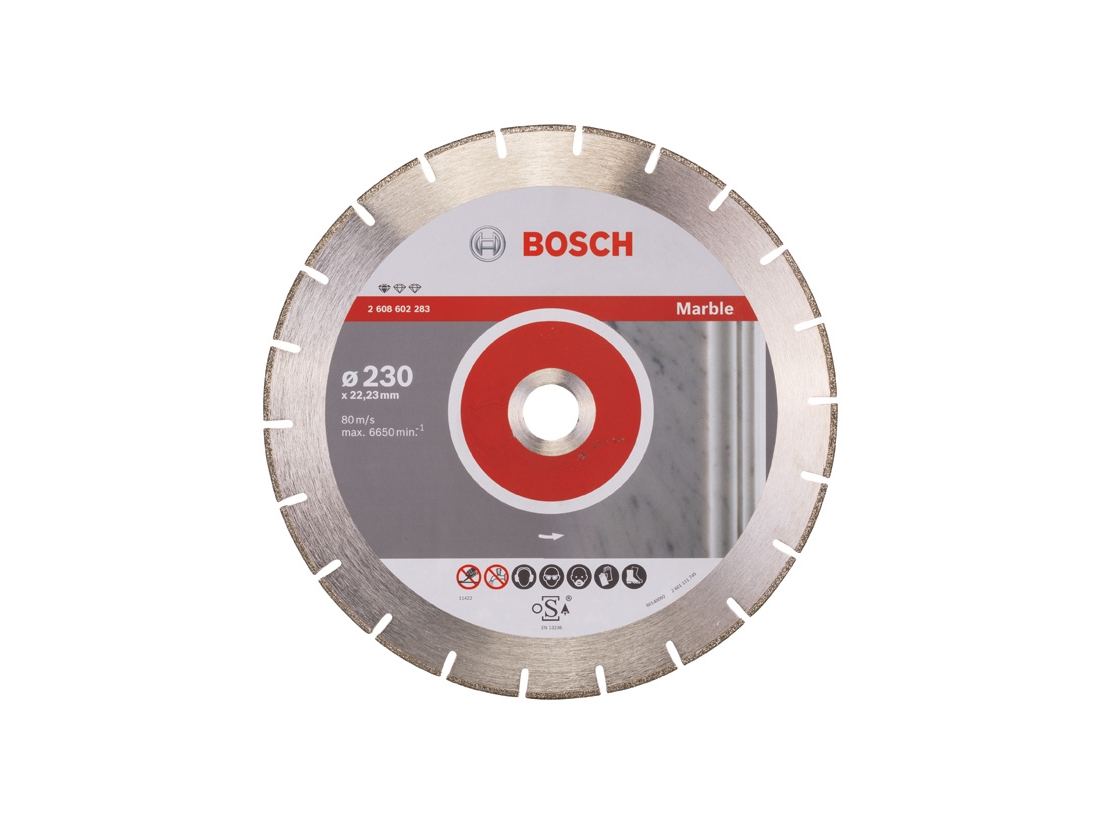 Bosch Diamantový dělicí kotouč Standard for Marble 230 x 22, 23 x 2, 8 x 3 mm PROFESSIONAL