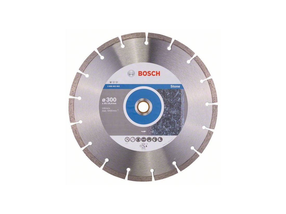 Bosch Diamantový dělicí kotouč Standard for Stone 300 x 20/25, 40 x 3, 1 x 10 mm PROFESSIONAL