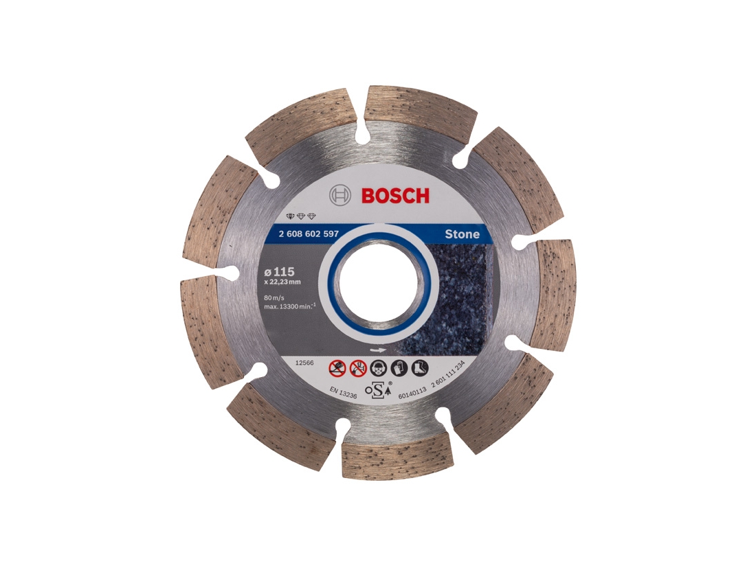 Bosch Diamantový dělicí kotouč Standard for Stone 115 x 22, 23 x 1, 6 x 10 mm PROFESSIONAL