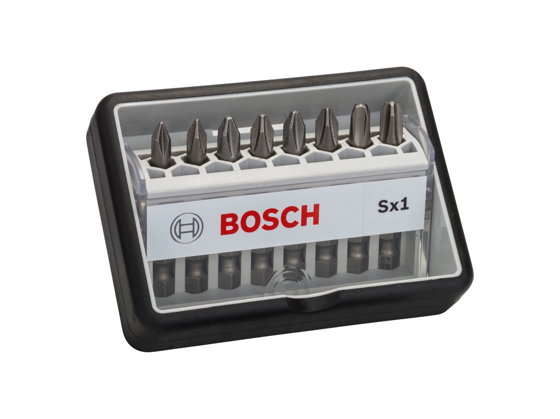 Bosch 8dílná sada šroubovacích bitů Robust Line, Sx Extra-Hart 49 mm, 8dílná sada PROFESSIONAL