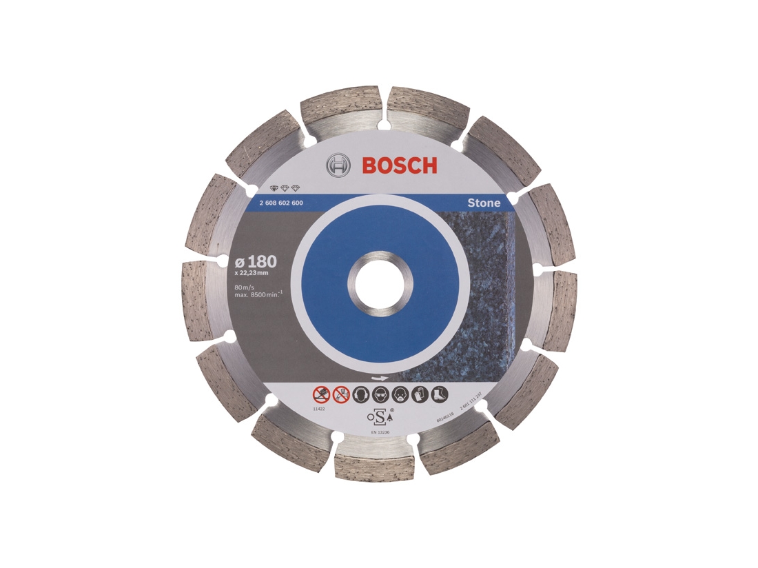 Bosch Diamantový dělicí kotouč Standard for Stone 180 x 22, 23 x 2 x 10 mm PROFESSIONAL