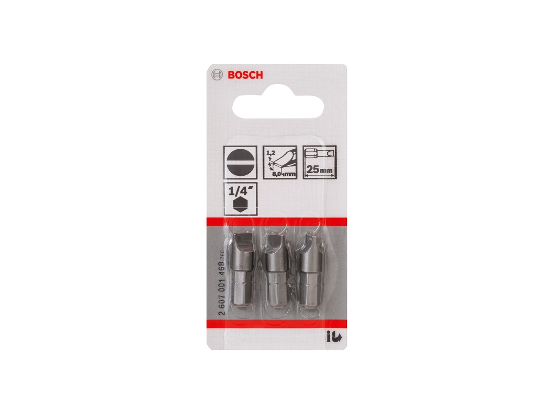 Bosch Šroubovací bit zvlášť tvrdý Extra-Hart S 1, 2x8, 0, 25 mm PROFESSIONAL
