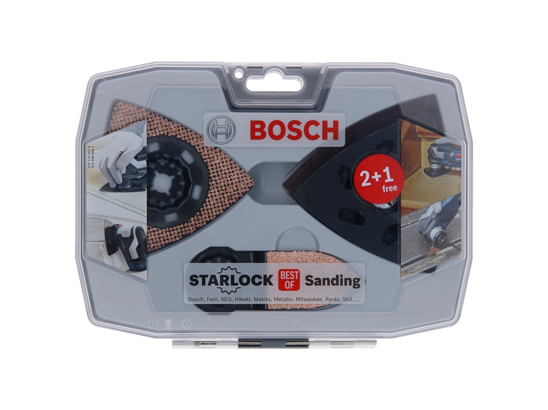 Bosch Sada 6 ks brusných papírů Starlock Best of Sanding Set AVZ 93 G; AVZ 90 RT6; AVZ 32 RT4; Brusný papír Wood and Paint (3×) PROFESSIONAL