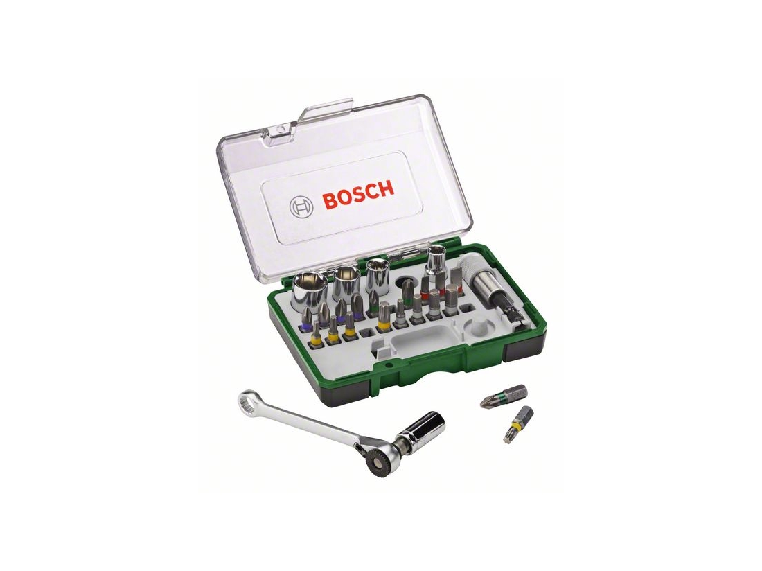 Bosch 27 dílný set s ráčnou PROFESSIONAL