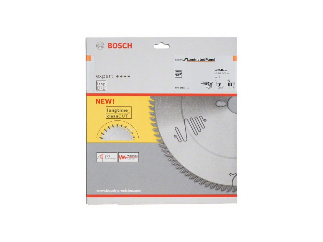 Bosch Pilový kotouč Expert for Laminated Panel 250 x 30 x 3, 2 mm, 48 PROFESSIONAL
