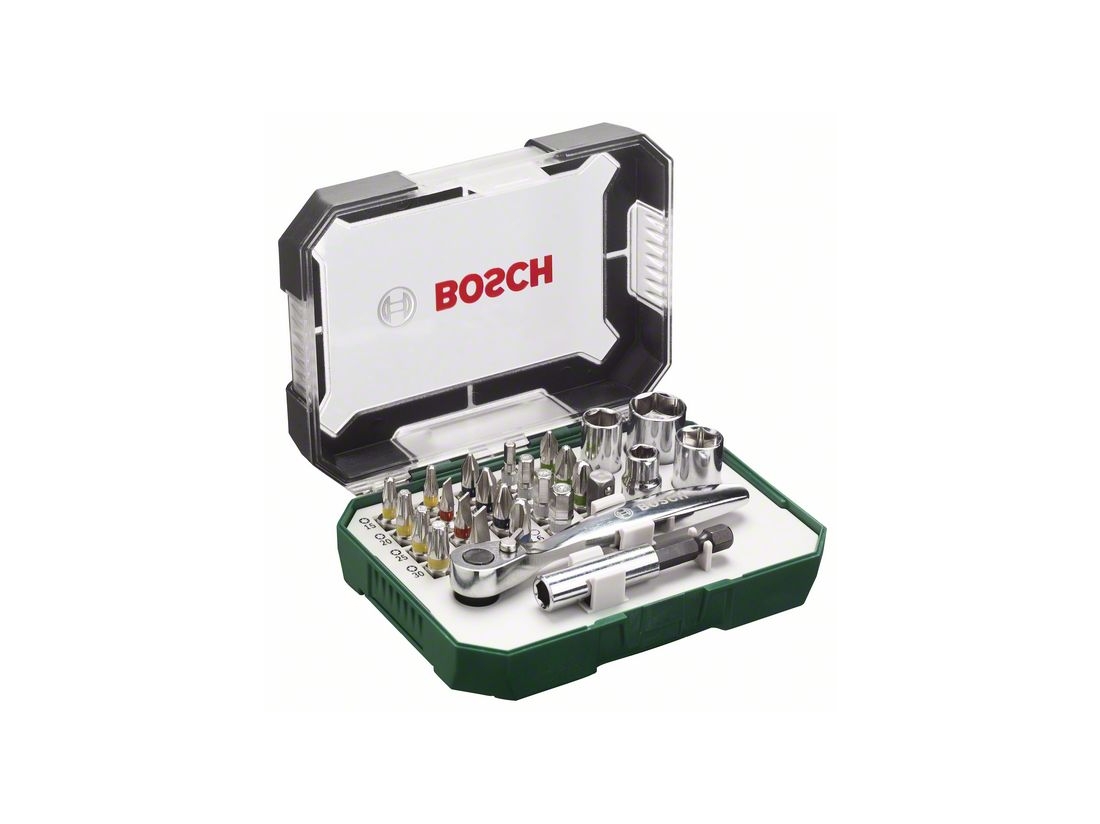 Bosch 26 dílný šroubovací mini set s ráčnou PROFESSIONAL