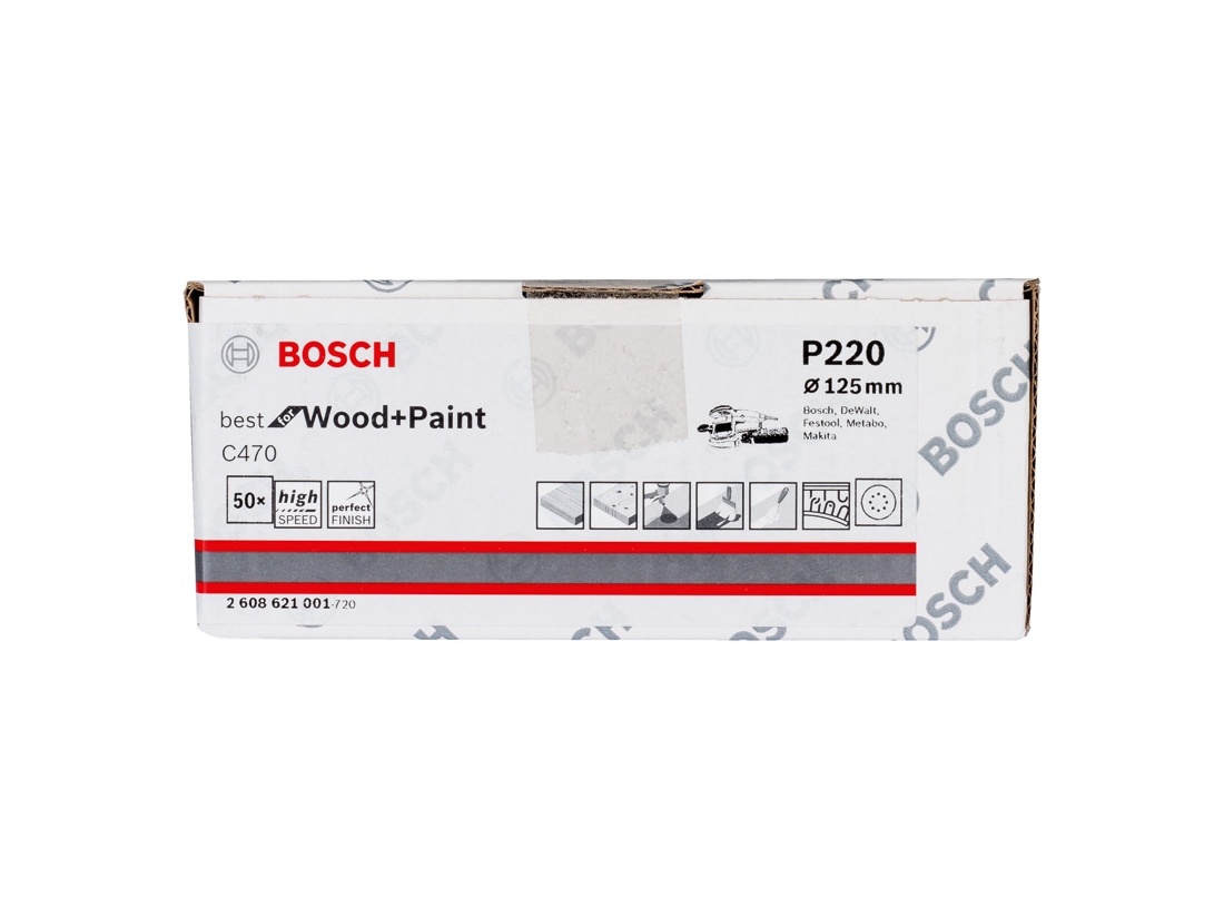 Bosch Brusný papír C470, balení 50 ks PROFESSIONAL