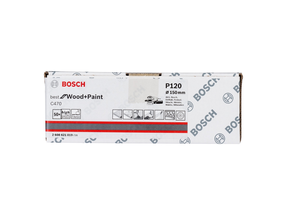 Bosch Brusný papír C470, balení 50 ks PROFESSIONAL